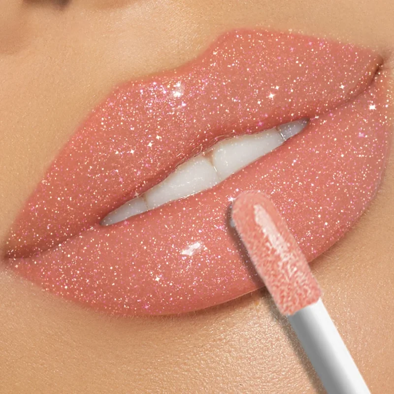 9 Colors Glitter Shimmer Lip Gloss - Moisturizing Liquid Lipstick