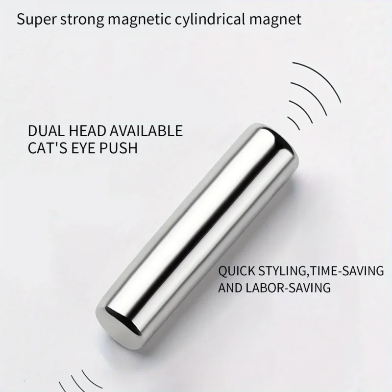 Round Cat Eye Gel Nail Art Magnetic Pen - Strong Magnet Stick