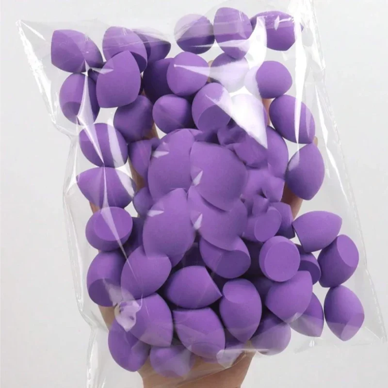 20PCS  Mini Finger Puff Beauty Cosmetic Foundation Cosmetic Sponge Makeup Blender Suitable For Cream & Powder Concealer - Image 3