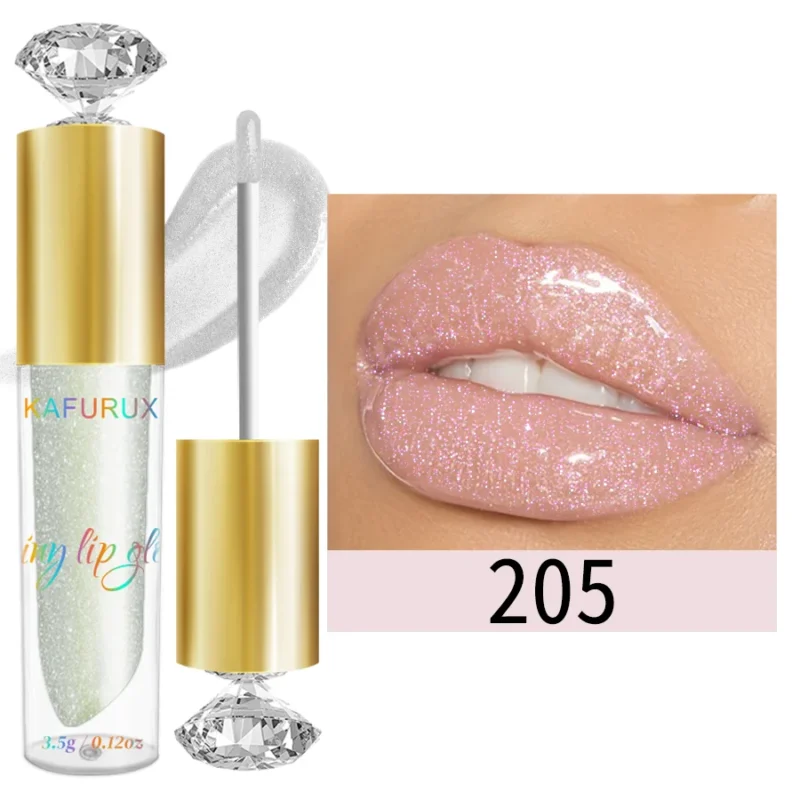 9 Colors Glitter Shimmer Lip Gloss - Moisturizing Liquid Lipstick - Image 7