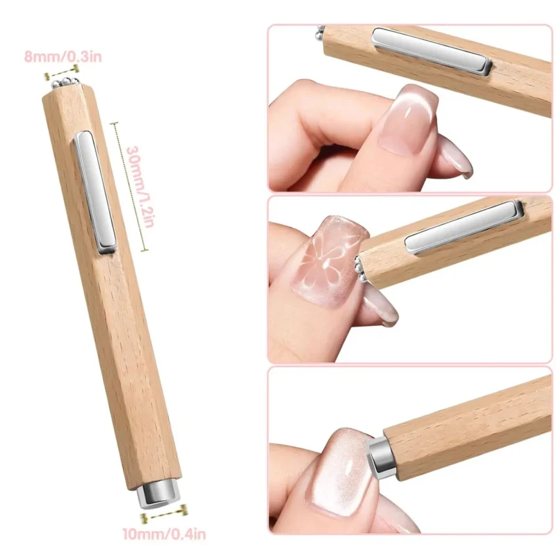 3-in-1 Super Strong Cat Eye Nail Magnetic Stick for Gel Polish - Image 11