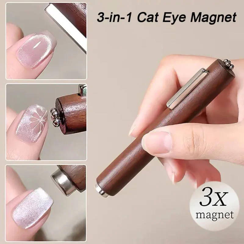3-in-1 Super Strong Cat Eye Nail Magnetic Stick for Gel Polish - Image 14