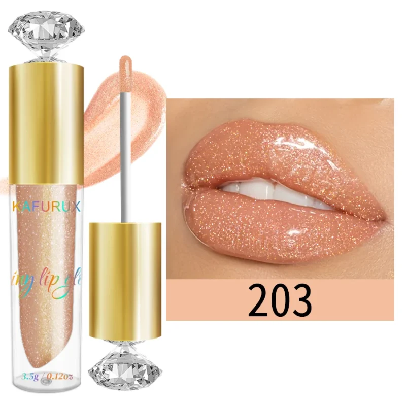 9 Colors Glitter Shimmer Lip Gloss - Moisturizing Liquid Lipstick - Image 2