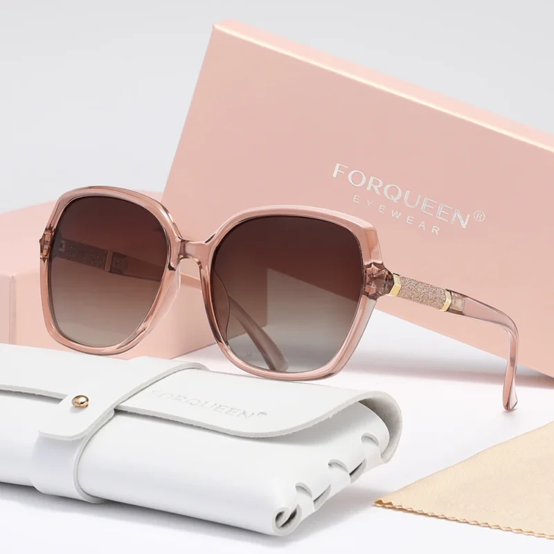 FORQUEEN Flutter Butterfly Sunglasses | Polarized UV400 Large Frame