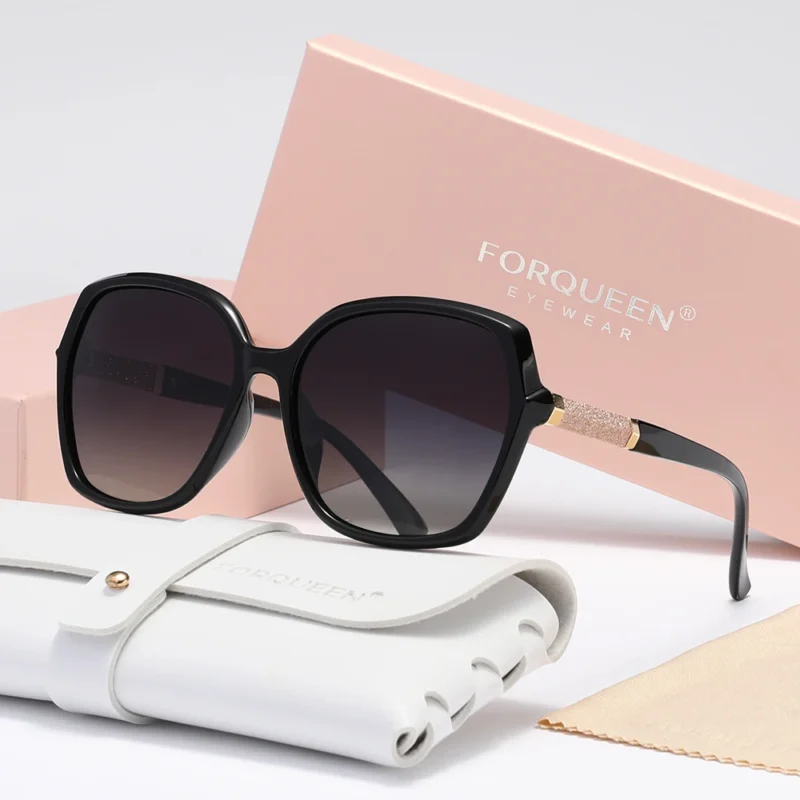 FORQUEEN Flutter Butterfly Sunglasses | Polarized UV400 Large Frame - Image 3